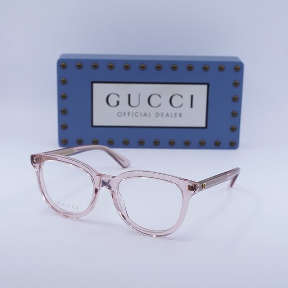 Final Price! Gucci GG1687O 003 Pink Eyeglasses 52mm